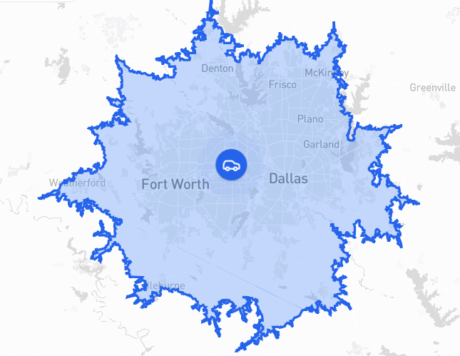 Arlington Mobile Notary Service Area Map Arlington Mobile Notary Service Area Map
